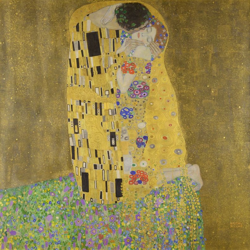 "Der Kuss" von Gustav Klimt