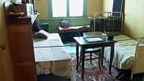 A recreation of the hiding place Anne Frank and her family stayed in Amsterdam