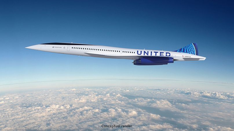 United Airlines es una de las aerolíneas comprometidas a operar el avión supersónico.