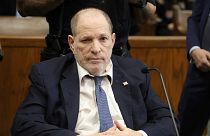 Harvey Weinstein appears in State Supreme Court for a hearing in his sexual assault case on Wednesday, Jan. 29, 2025 in New York