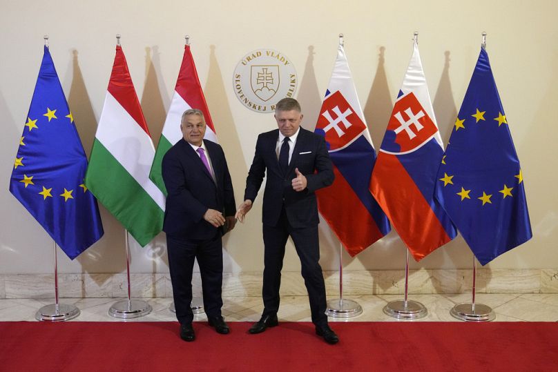 Orbán Viktor és Robert Fico január 21-én