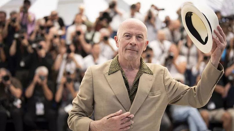 Jacques Audiard em Cannes no ano passado para a estreia de Emilia Pérez