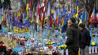 Maiden square, Kyiv, Ukraine.
