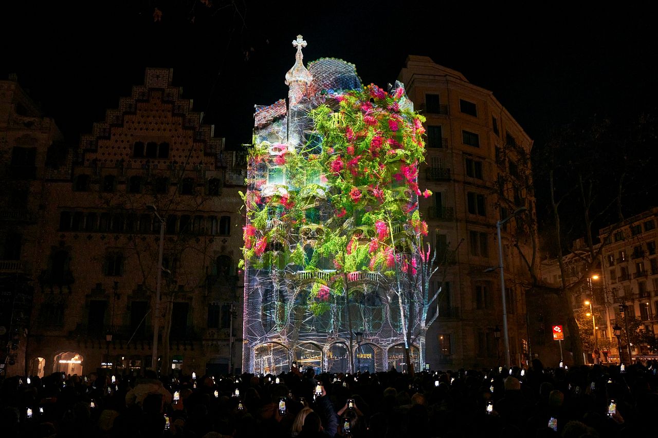 'Mapping' en la Casa Batlló.