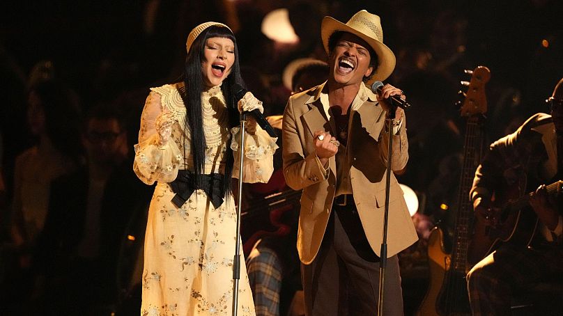 Lady Gaga and Bruno Mars