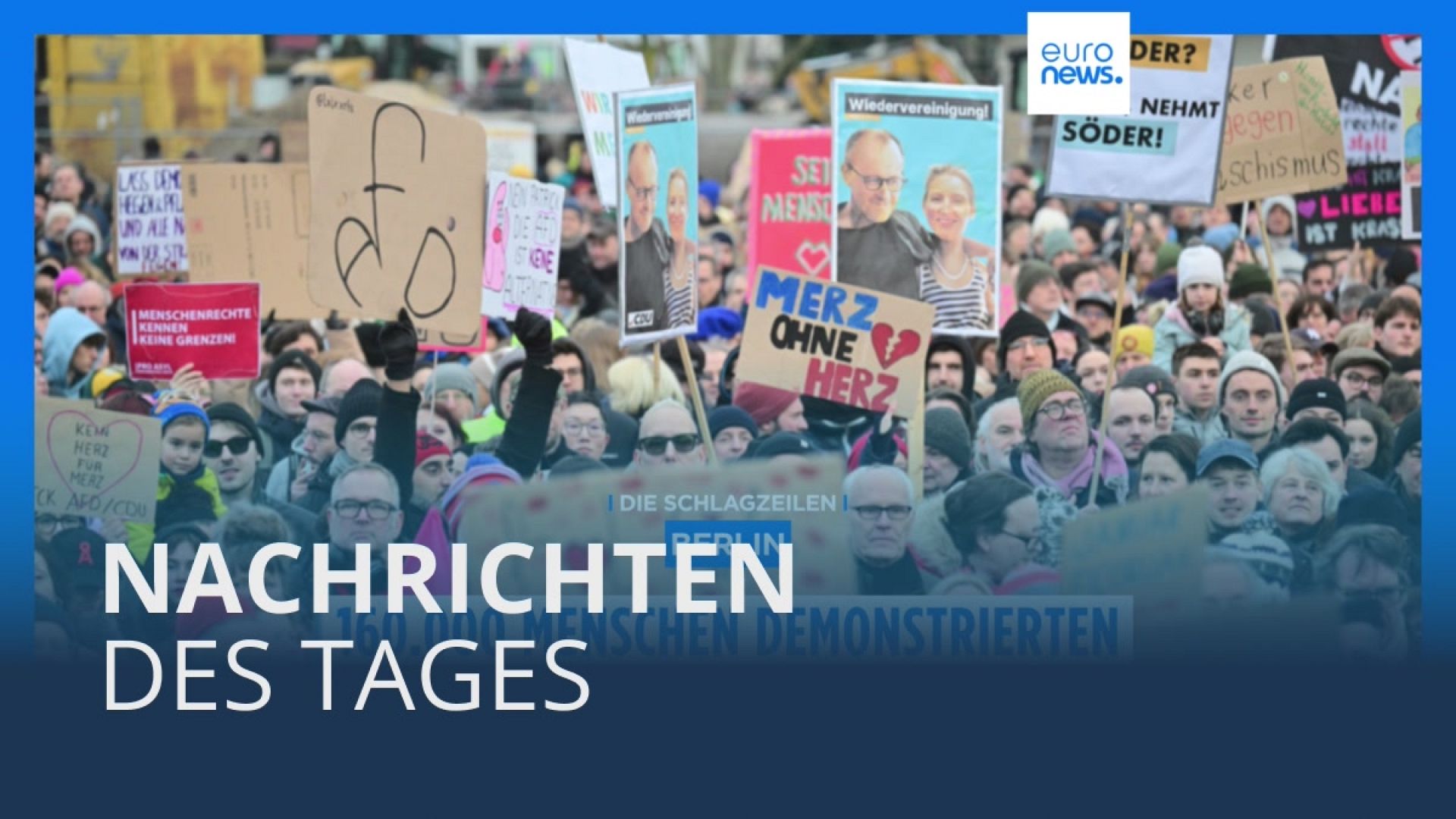 Gute Nachrichten Des Tages Video. Nachrichten des Tages | 3. Februar - Mittagsausgabe | Euronews