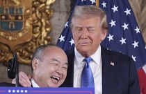 A developing friendship seen between then President Donald Trump and SoftBank Group CEO Masayoshi Son at a Mar-a-Lago meeting in December
