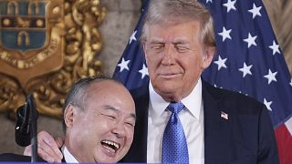 A developing friendship seen between then President Donald Trump and SoftBank Group CEO Masayoshi Son at a Mar-a-Lago meeting in December