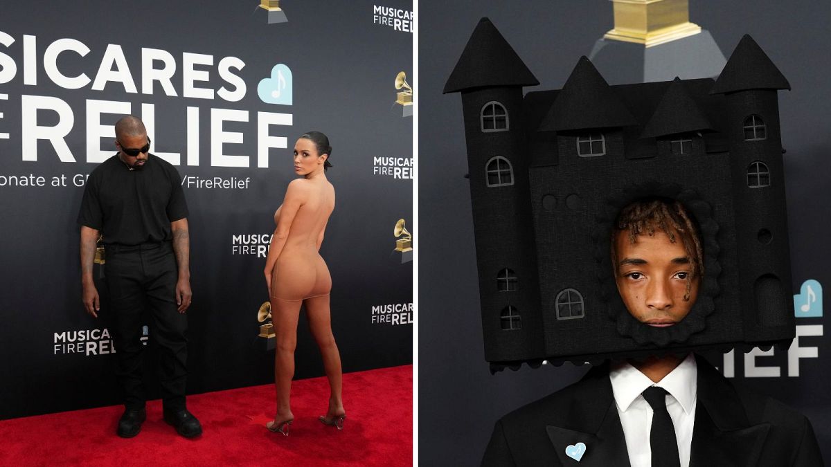 Grammys 2025: Social media reacts to viral Bianca Censori and Jaden Smith red carpet looks