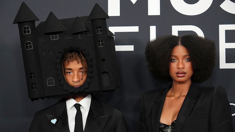 Jaden and his sister Willow at the 2025 Grammy Awards