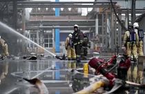 Astrakhan power plant hit by Ukrainian drone, Astrakhan, Russia, 03.02.2025.