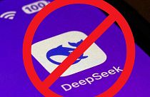The Icon for the smartphone apps DeepSeek is seen on a smartphone screen in Beijing, Tuesday, Jan. 28, 2025.