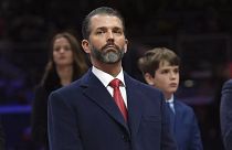 Donald Trump Jr. at the indoor presidential parade at Capital One Arena, 20 January 2025, Washington