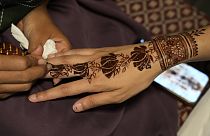 Moroccan women celebrate the art of henna tradition, now recognised by UNESCO