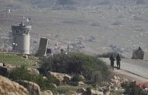 The checkpoint near Tayasir in the Jordan Valley.