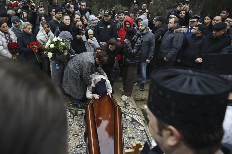 A tragédia áldozatainak december 29-éb, Bakuban tartottak hivatalos megemlékezést