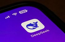 The Icon for the smartphone apps DeepSeek is seen on a smartphone screen in Beijing, Tuesday, Jan. 28, 2025