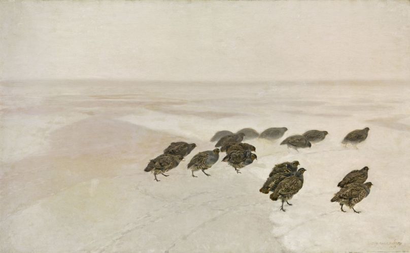 Józef Chełmoński, Partridges, 1891