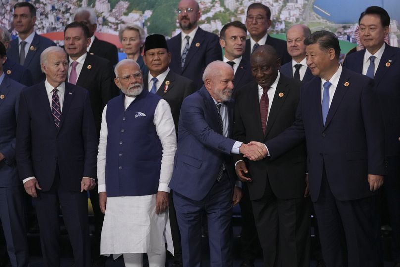 A G20 csoport legutóbbi csúcsértekezlete Rio de Janeiróban, 2024 november