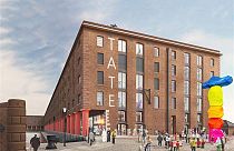 Mock-up of Tate Liverpool's exterior
