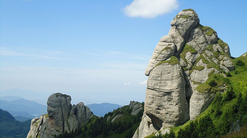 Das Karpatengebirge in Rumänien