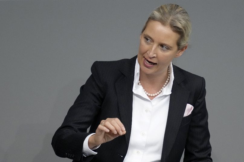 Alice Weidel a Bundestagban, 2021-ben