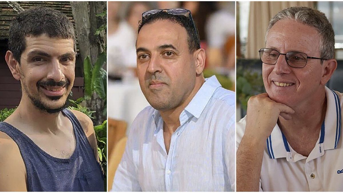 Hamas releases three Israeli hostages in return for 183 Palestinian prisoners