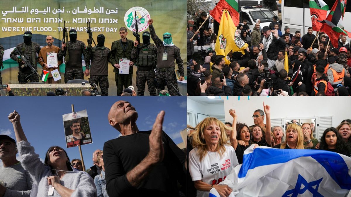 حماس تفرج عن 3 إسرائيليين ورام الله تستقبل أول فوج من الأسرى المحررين ضمن عملية التبادل