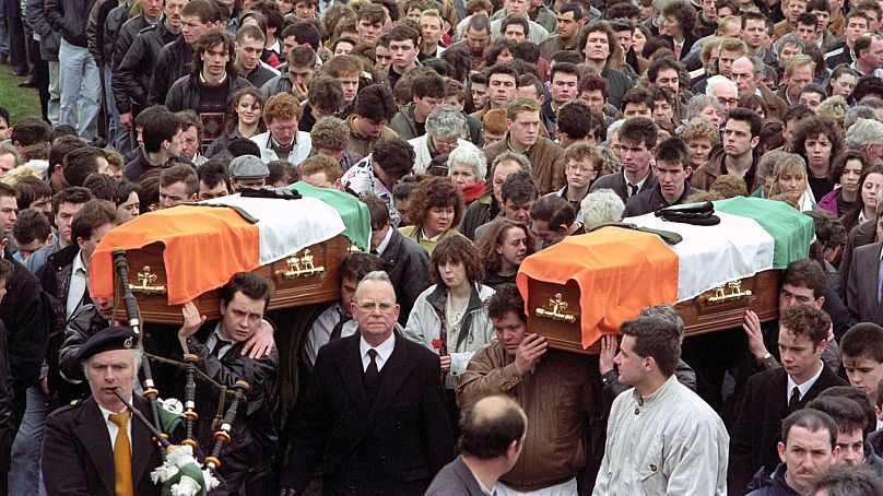 Kevin O'Donnell és Sean O'Farrell temetése