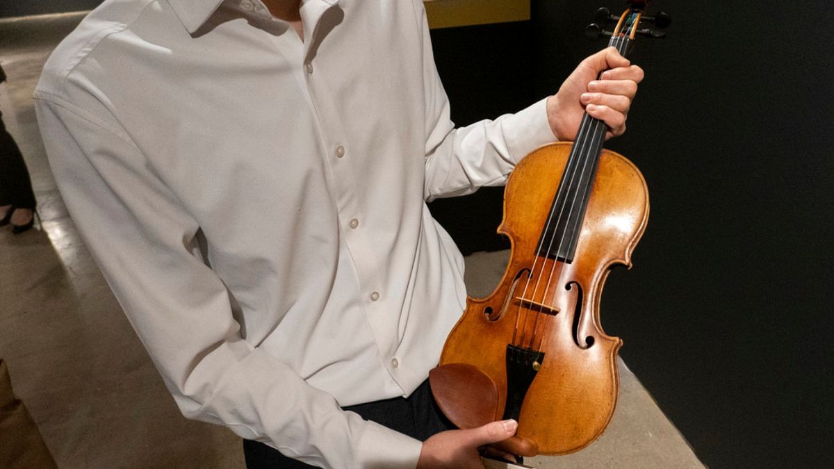 Historic Stradivari violin made in 1714 sells for $11.3M at New York auction