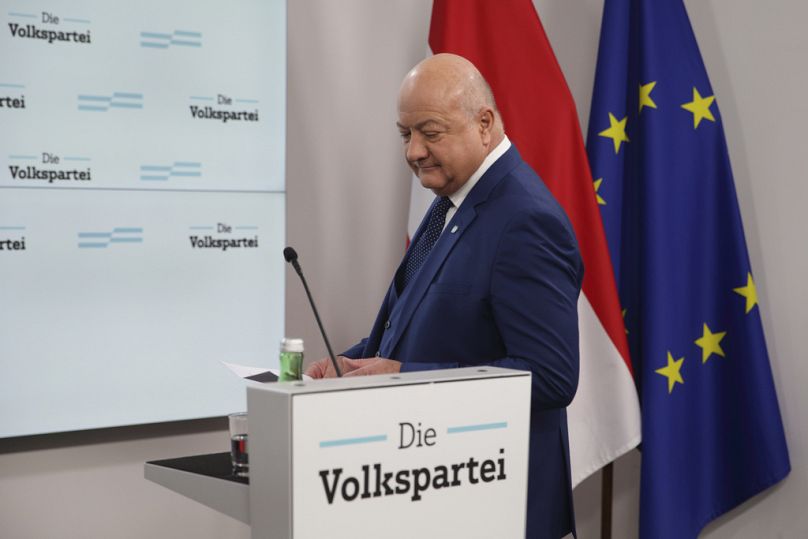 Christian Stocker, secrétaire général du Parti populaire autrichien (ÖVP)