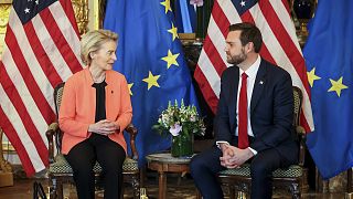 Ursula von der Leyen and JD Vance met on Tuesday.