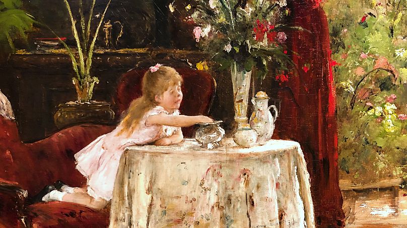 Munkácsy Mihály: A kis cukortolvaj (részlet), 1883