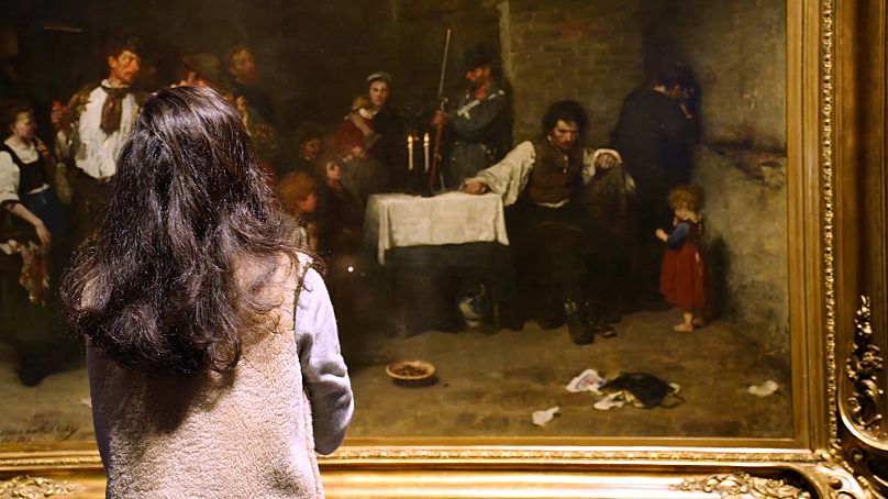 Kathryn Kremnitzer a tízezer frankos kép, a Siralomház I. előtt