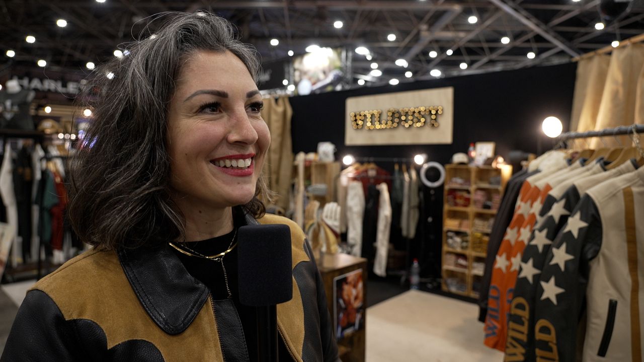 Wild at heart: Charlotte Séjourné started her firm after failing to find any motorbike apparel that suited her tastes.