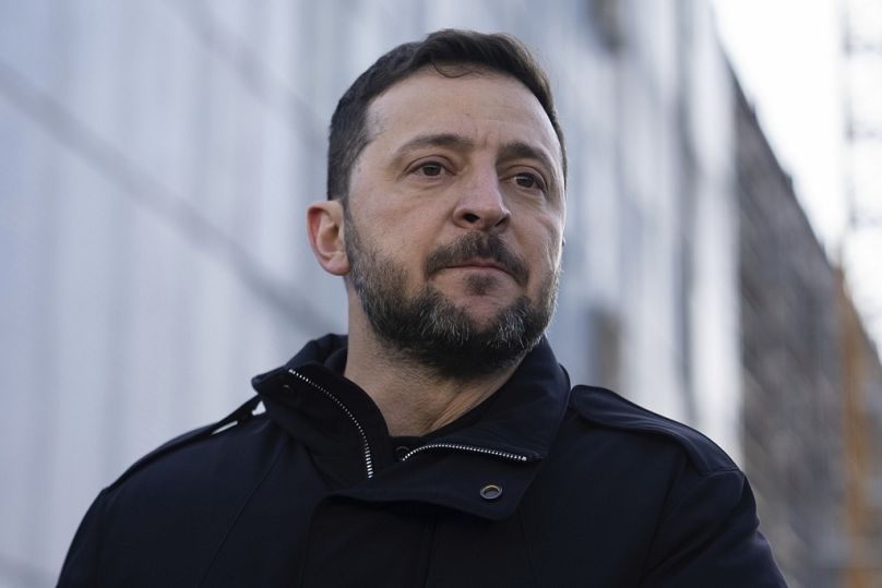 Prezydent Ukrainy Wołodymyr Zełenski