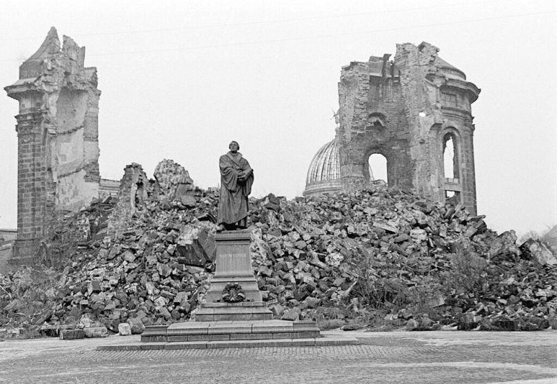 Die Ruine der Frauenkriche
