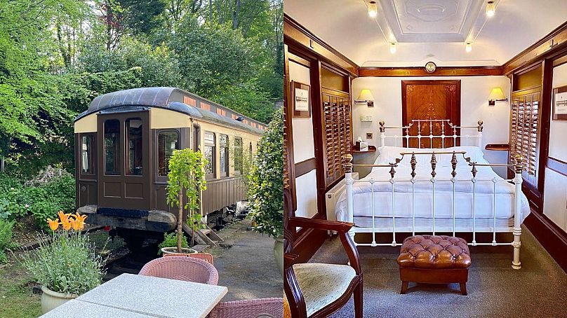 Doze off in a vintage Pullman carriage in West Sussex