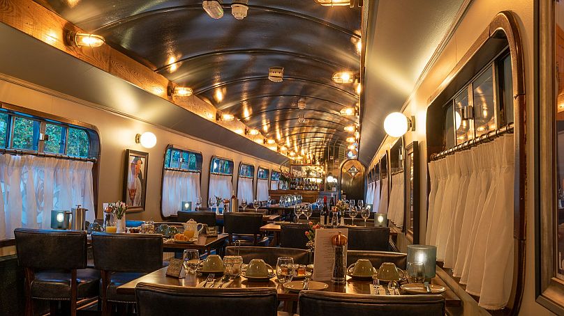 Party in a historic Pullman carriage at the Avon Causeway Inn 