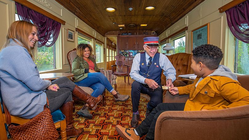 There's plenty of atmosphere on board Nova Scotia's train hotel