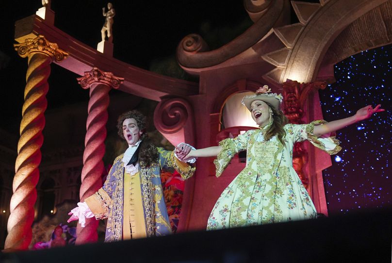 Un momento de las celebraciones del Carnaval de Venecia.