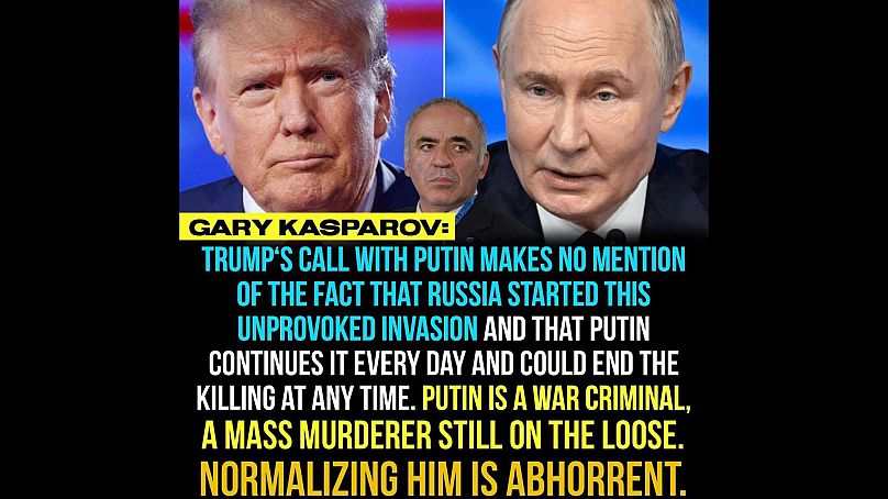 Kaszparov képes véleménye a Trump-Putyin kapcsolatfelvételről