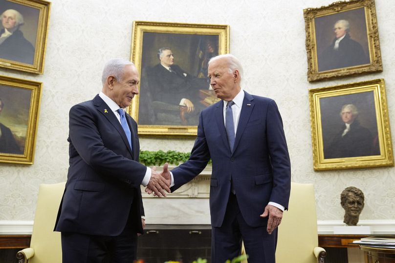 Netanjahu látogatása Bidennél, 2024 július 25.