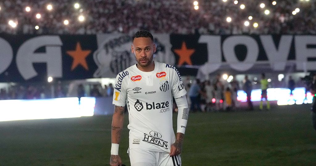 Neymar scores first goal since returning to football after a year out Neymar scores first goal since returning to football after a year out