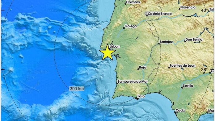 Portogallo, scossa di terremoto di magnitudo 4,7 a Lisbona