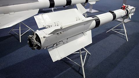 A stock image of the R-73 short-range air-to-air missile in 2016. 