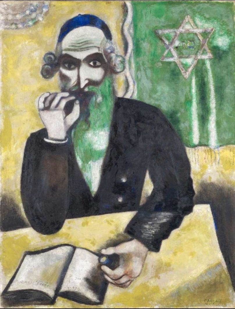 La Prisée, ou Le Rabbin (1923-1926), par Marc Chagall