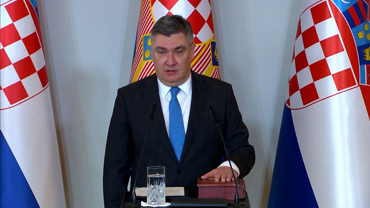 Zoran Milanović begins second term as President of Croatia