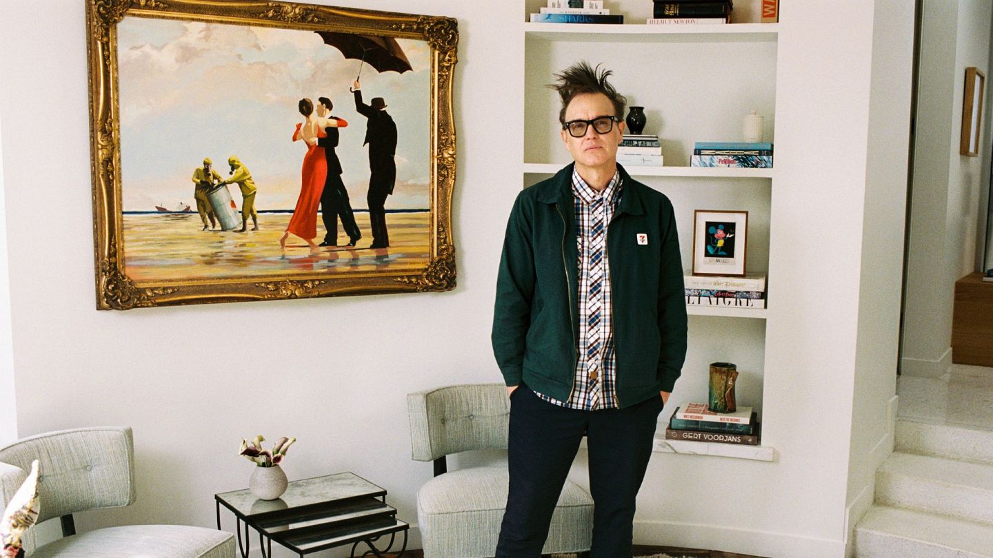 A treasured Banksy owned by a member of Blink-182 is up for