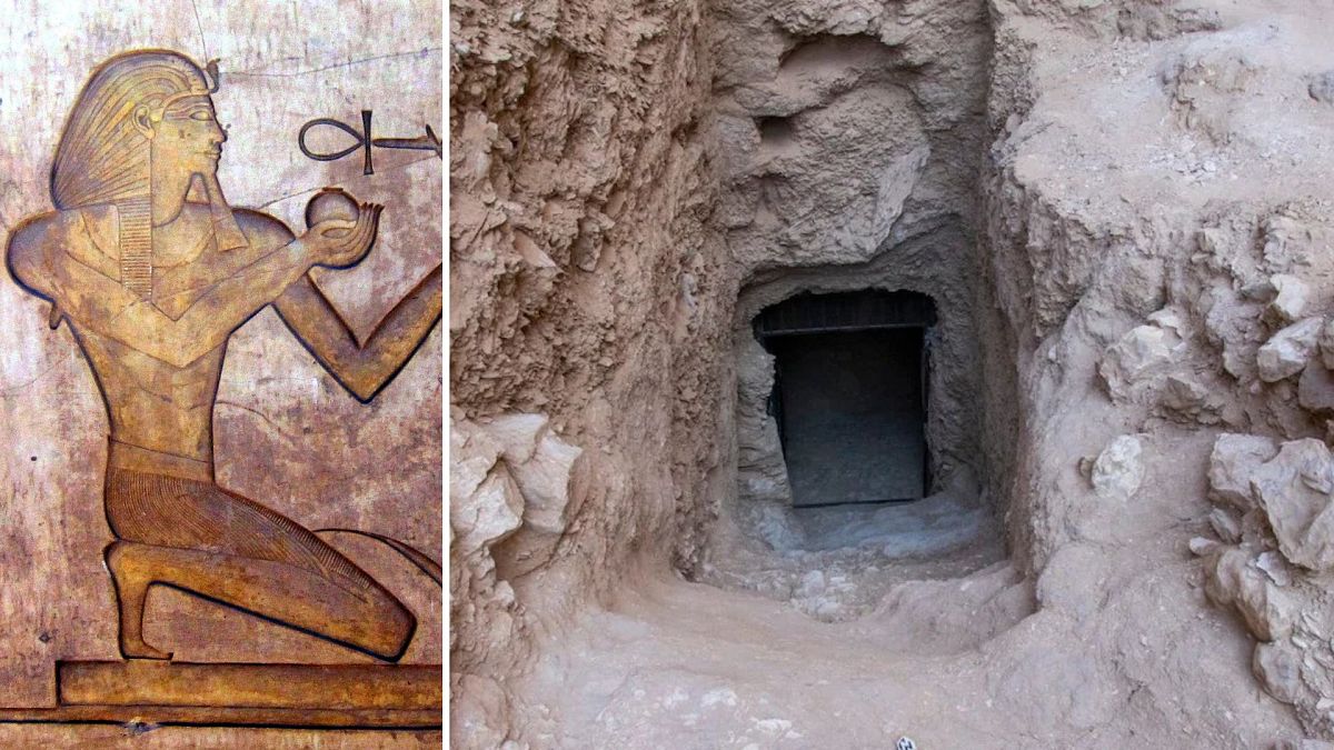 British-Egyptian archaeologists reveal pharaoh's tomb after nearly a century in 'significant find'